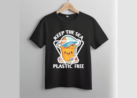 Beach Cleanup T-Shirt Design 1: Style Meets Purpose