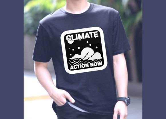 Climate Change T Shirt Design 7: A Powerful Visual Asset