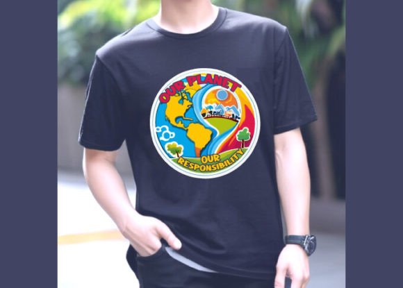 Climate Change T Shirt Design 8: A Powerful Visual Asset