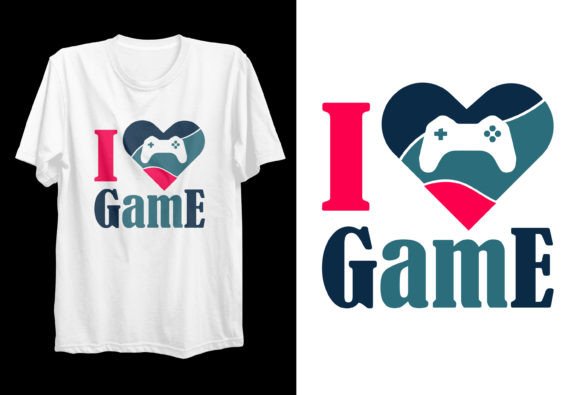I LOVE Game T-Shirts Design: Your Ultimate POD Asset