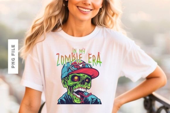 In My Zombie Era T-shirt Design: A Creative Asset for Modern Brands