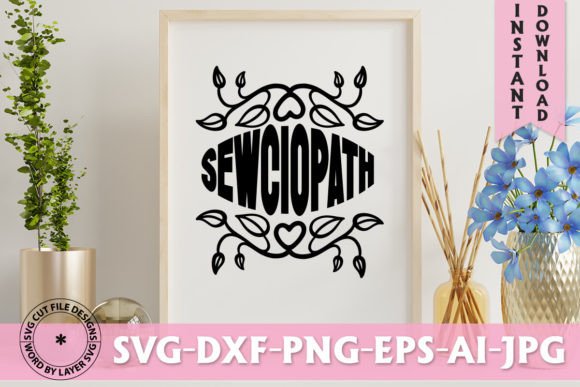 Sewciopath SVG Design: A Modern Graphic Design Asset